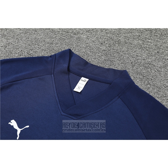 Chandal del Olympique Marsella Manga Corta 2022-2023 Azul - Pantalon Corto